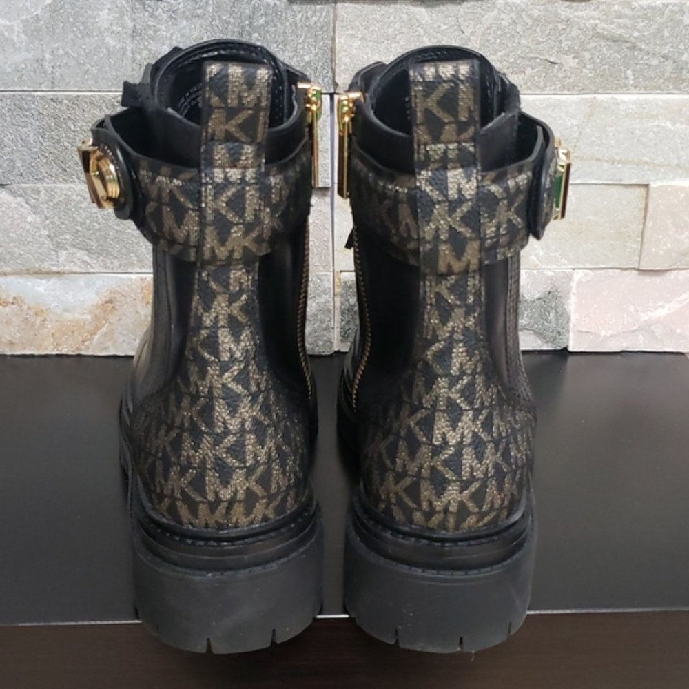 🎁 MICHAEL Michael Kors Parker Leather Combat Boot - Picture 10 of 10